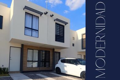 Fachada casa nueva moderna en celaya ventanas cuadradas