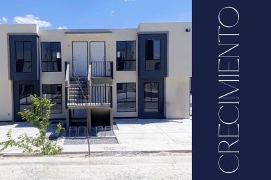 Fachada departamentos duplex en privada